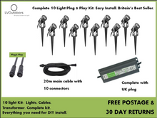 AlderMax 3W 12V LED Garden  Light Bundle / Kit / Set - Any No. of Lights