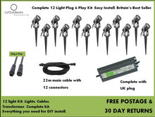 AlderMax 3W 12V LED Garden  Light Bundle / Kit / Set - Any No. of Lights
