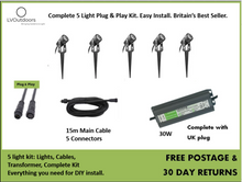 AlderMax 3W 12V LED Garden  Light Bundle / Kit / Set - Any No. of Lights