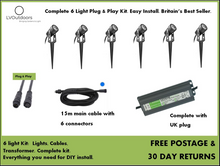 AlderMax 3W 12V LED Garden  Light Bundle / Kit / Set - Any No. of Lights