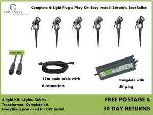 6 Light Plug and Play Kit LVOutdoors
