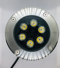 Stainless Steel Uplighter 6W in-ground 12V LED Plug and Play Garden Light
