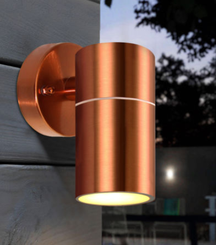Copper Range Wall Light Up Down 12V LED Plug and Play Garden