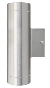 Stainless Steel Double Garden Up / Down wall light